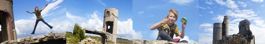 springen und cachen in altem gem&auml;uer