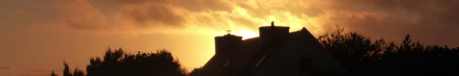 coucher du soleil &agrave; plouhinec