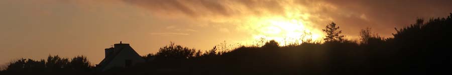 coucher du soleil &agrave; plouhinec