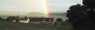 arcen-ciel au-dessus de la baie de paimpol