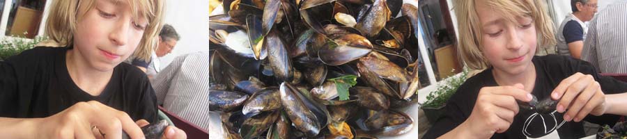 moules &agrave; la normande
