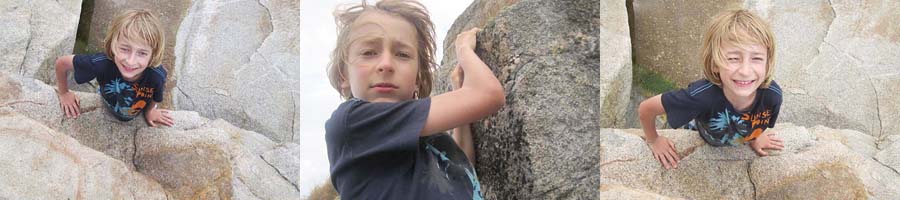 klettern in den klippen