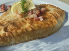 kutterscholle mit speck