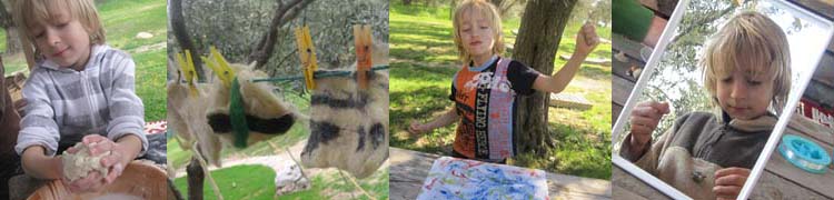 filzen, marmorieren, fädeln