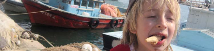 eis im hafen von kücükkuyu